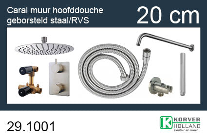 Complete Inbouwthermostaatset Rond Type 202 Gs (20cm)