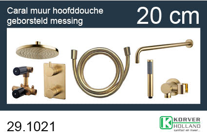 Complete Inbouwthermostaatset Rond Type 402 Gm (20cm)