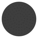 UniMatch hoofddouche rond 20 x 1,2 cm mat zwart