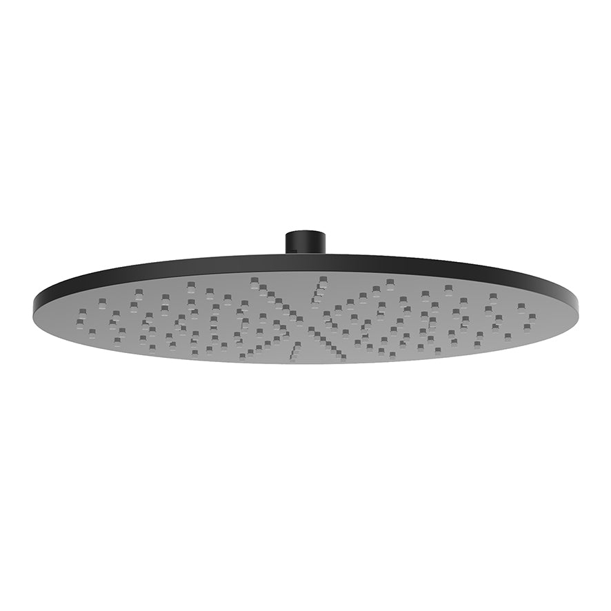 UniMatch hoofddouche rond 30 x 0,8 cm mat zwart – Wiesbaden – Mat Zwart – Hoofddouche | Dealplein