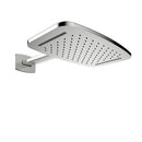 Waterval hoofddouche met doucheram 40 x 25 cm geborsteld staal PVD