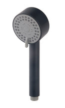 UniMatch Cadans handdouche 3 standen Ø 8 cm mat zwart