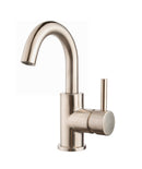 Caral wastafelkraan met draaibare uitloop geborsteld staal PVD