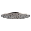 UniMatch hoofddouche rond 30 x 0,8 cm geborsteld staal PVD