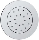 Zijdouche verstelbaar inbouw rond 13,5 cm chroom