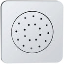 Zijdouche verstelbaar inbouw vierkant 13,5 cm chroom