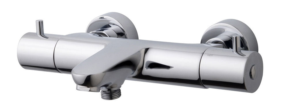 Caral thermostatische badmengkraan chroom – Wiesbaden – Chroom – Badkraan | Dealplein