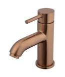Caral Cadans wastafelkraan laag geborsteld brons koper PVD