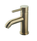 Caral Cadans wastafelkraan laag geborsteld messing PVD