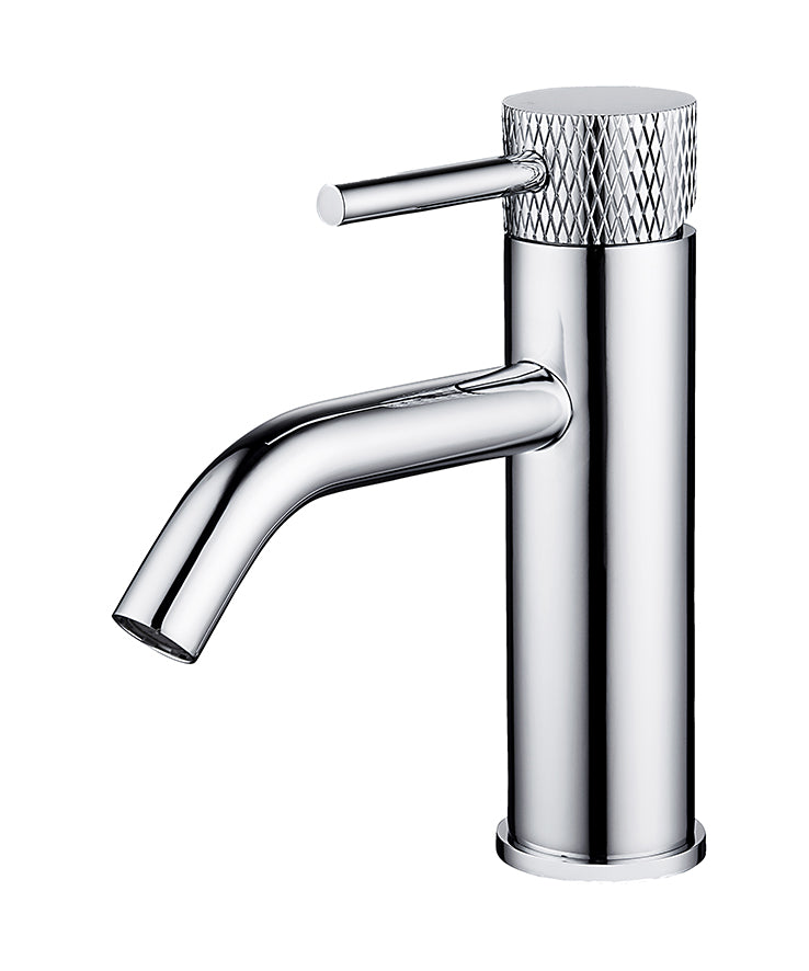 Ribbd wastafelkraan met coldstart chroom – Wiesbaden – Chroom – Wastafelkraan | Dealplein
