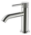 Ribbd fonteinkraan 1/2" geborsteld staal PVD