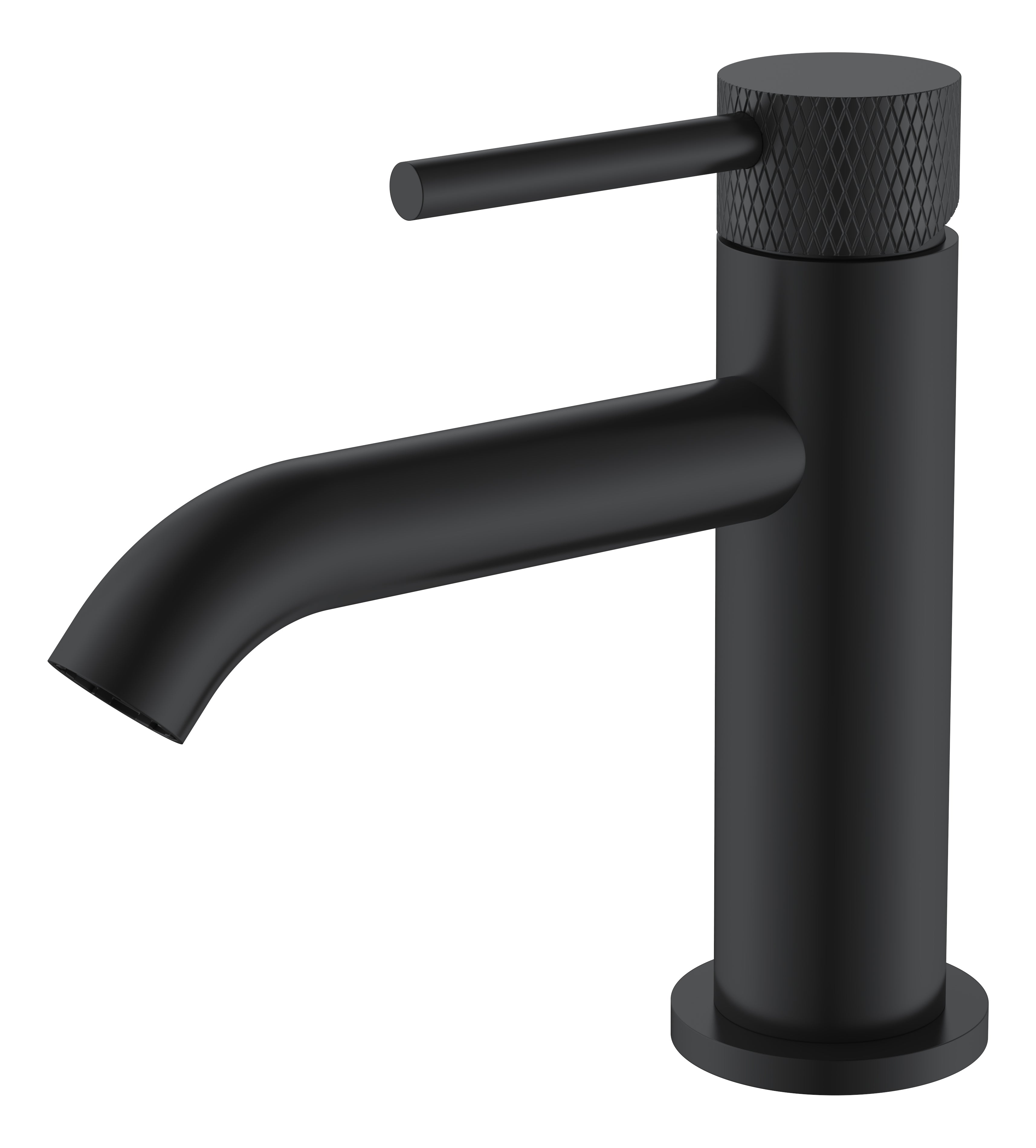 Ribbd fonteinkraan 1/2" mat zwart – Wiesbaden – Mat Zwart – Fonteinkraan | Dealplein
