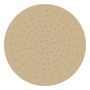 UniMatch hoofddouche rond 30 x 0,8 cm geborsteld messing PVD