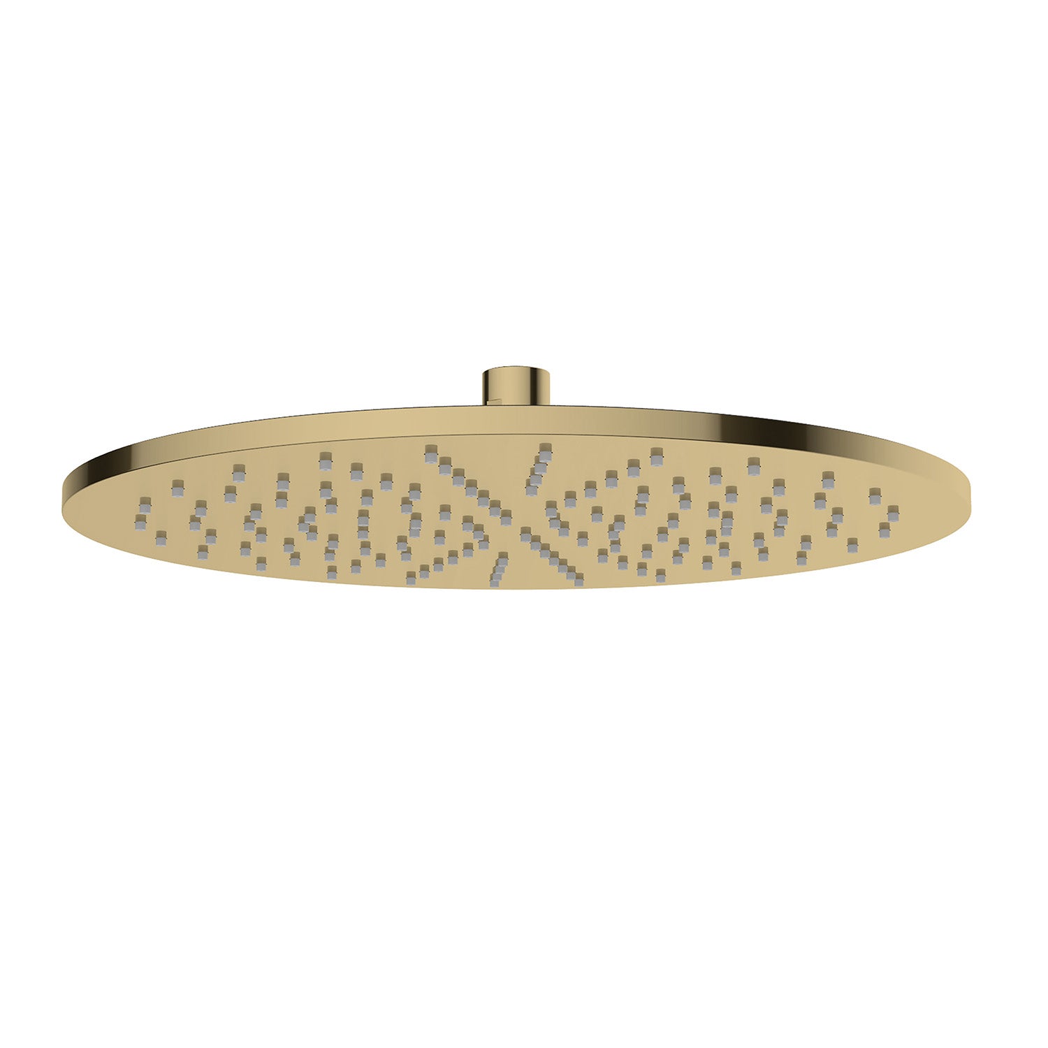 Wiesbaden UniMatch hoofddouche rond 30 x 0,8 cm geborsteld messing PVD