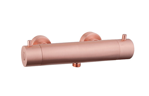 Caral Cool Touch thermostatische douchemengkraan geborsteld koper – Wiesbaden – Geborsteld Koper – Douchekraan | Dealplein
