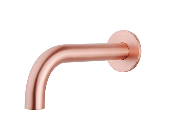 Caral baduitloop rond 20 cm 1/2'' geborsteld koper – Wiesbaden – Geborsteld Koper – Badkraan | Dealplein