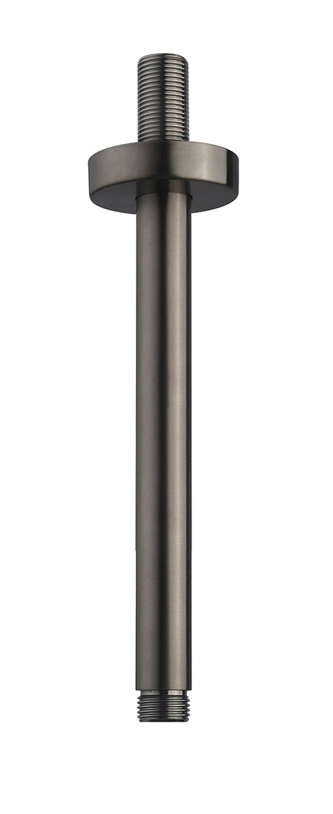 UniMatch douchearm met plafondbevestiging 20 cm gunmetal PVD – Wiesbaden – Gun Metal – Douchearm | Dealplein