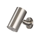 UniMatch Beam hoofddouche rond 1 stand met muurbevestiging geborsteld staal PVD