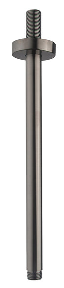 UniMatch douchearm met plafondbevestiging 30 cm gunmetal PVD