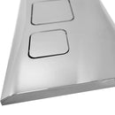 F-type knop voor WC Chromen frame - View 3