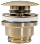 Wastafelplug universeel klik-klak Rea Brushed GOLD MAT