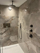 UniMatch doucheslang kunststof 150 cm mat zwart