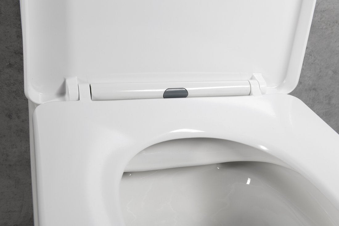 Leon Toiletzitting Slim Softclose Easy Take 37,6x42,6 Cm Duroplast Wit