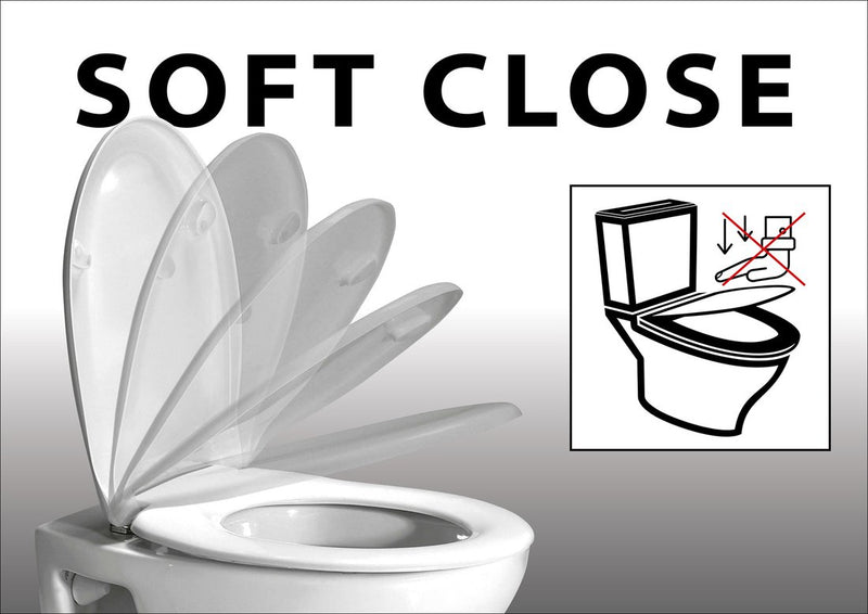 Toiletzitting Leon Softclose, Quick Release Wit