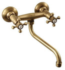 ANTEA Retro Wandmengkraan met Onder Uitloop Brons