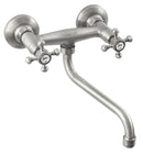 Antea Wandgemonteerde Wastafelkraan, brushed nickel