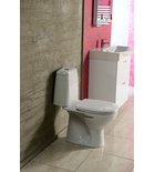 Riga Staand Toiletpot 34,5x61,0 cm Keramiek Wit PK-uitgang