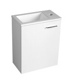Toiletfontein Gegoten Marmer 40x22cm Wit - Afbeelding 2