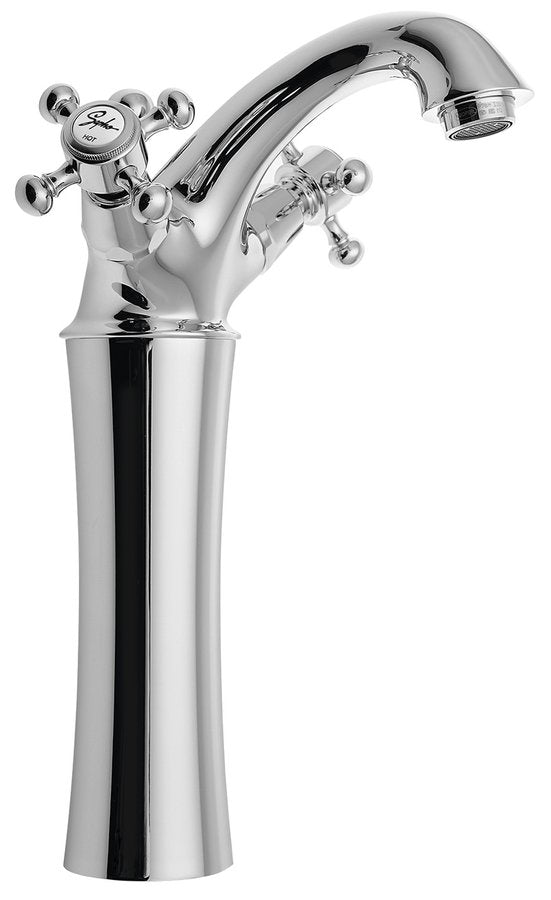 Antea Hoge Wastafelmengkraan Inclusief Afvoerplug (H)245mm, Chroom