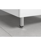 Sapho Meubelpoot 5x10x5 Cm Chroom