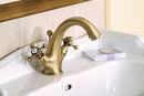 Antea Retro Badmengkraan Messing Wandmontage Met Handdouche Goud - Afbeelding 6