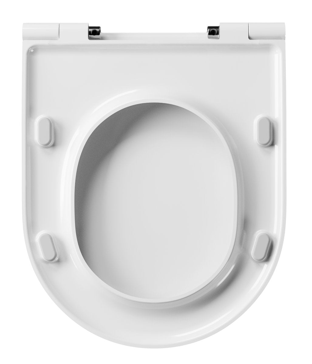 Kerasan Flo Slim Softclose Toiletzitting, White