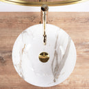 De REA STELLA Aiax Shiny aanrecht keramische wastafel - View 4