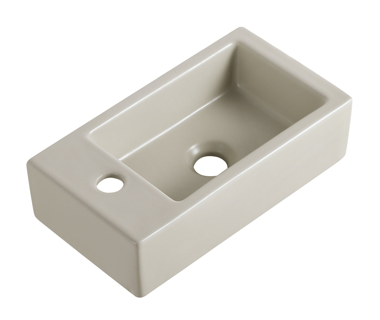 Rhea M fontein links 40 x 22 x 11 cm keramiek beige – Wiesbaden – Beige – Fontein | Dealplein