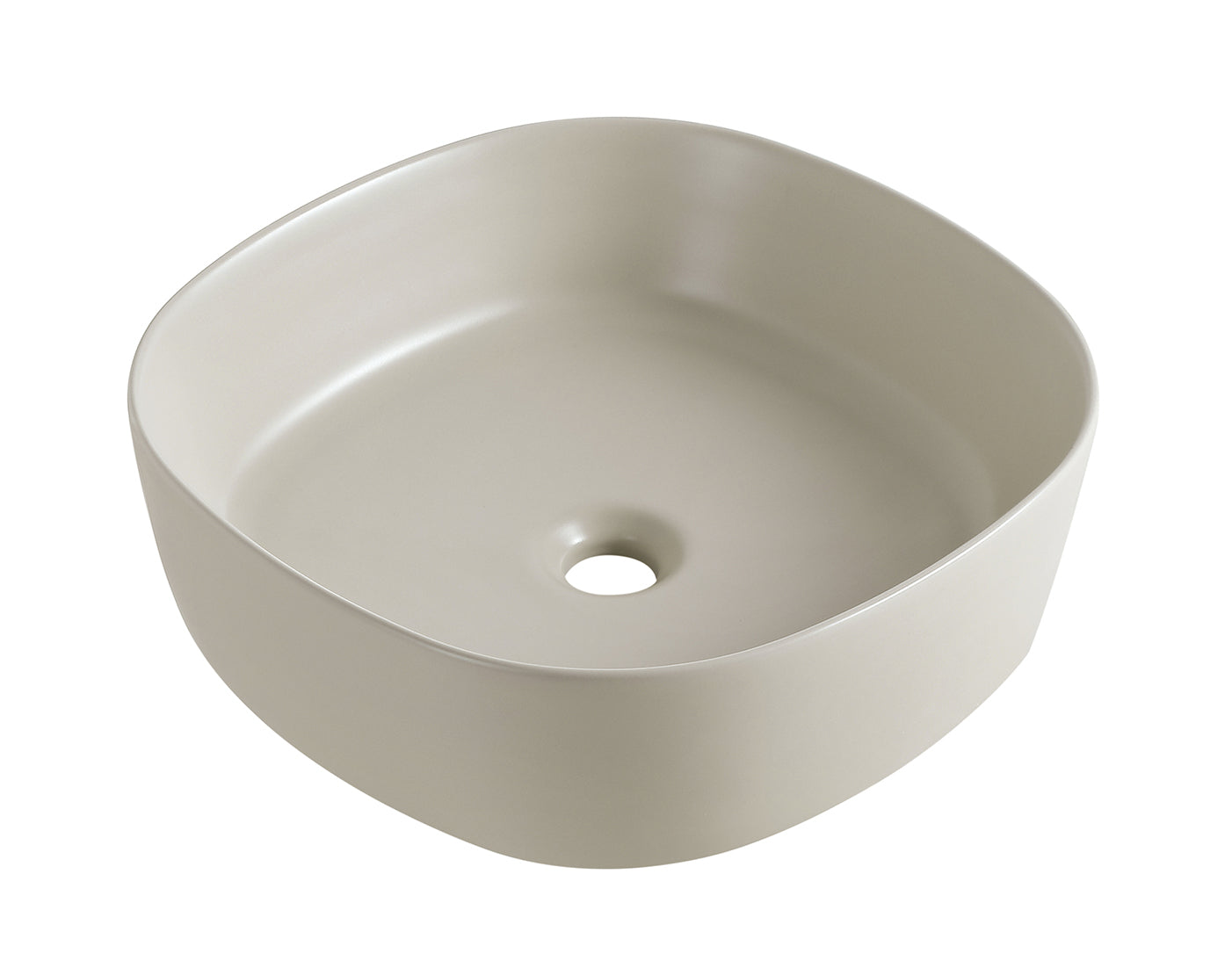 Sofia waskom rond 44 x 44 x 13,5 cm keramiek beige – Wiesbaden – Beige – Waskom | Dealplein