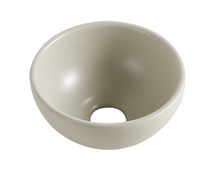 Consilio waskom rond 20 x 9 cm keramiek beige – Wiesbaden – Beige – Waskom | Dealplein