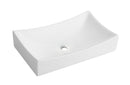 Productafbeelding – Slide opzetwastafel 65,5 x 39,5 x 13,5 cm glans wit