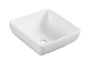 Productafbeelding – Piazza waskom vierkant 40 x 40 x 15 cm keramiek glans wit