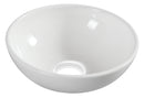 Productafbeelding – Kimo waskom rond 28 x 10 cm keramiek glans wit