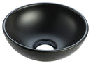 Productafbeelding – Kimo waskom rond 28 x 10 cm keramiek mat zwart