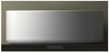 Link waskom rond 40 x 12 cm keramiek glans wit – Wiesbaden – Glans Wit – Waskommen | Dealplein