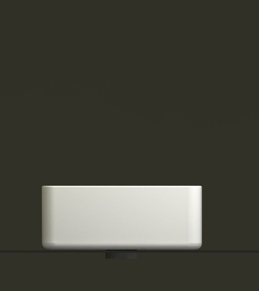 Link opzetwastafel 35 x 50 x 12 cm keramiek glans wit – Wiesbaden – Glans Wit – Waskommen | Dealplein