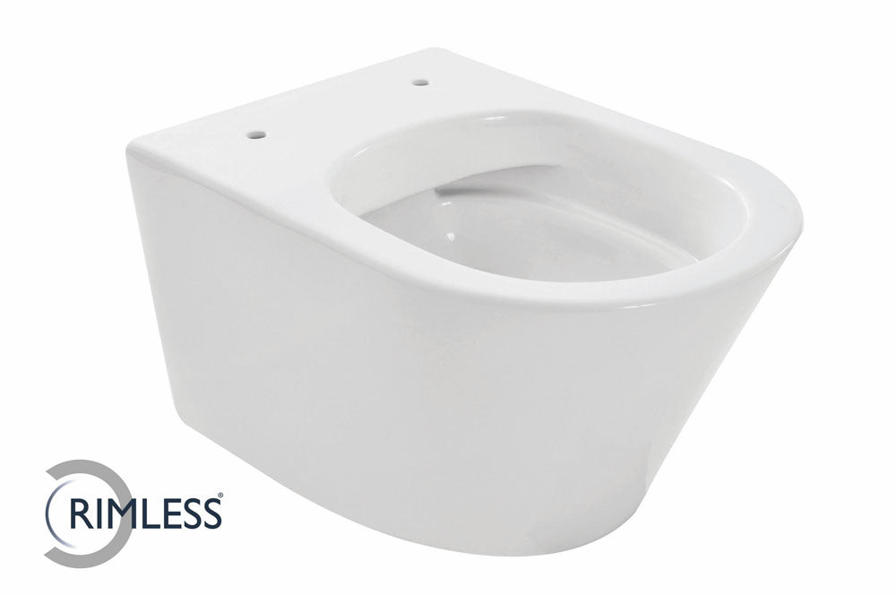 Vesta Wandtoilet Rimless Glans Wit