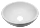 Productafbeelding – Consilio waskom rond 20 x 9 cm keramiek mat wit