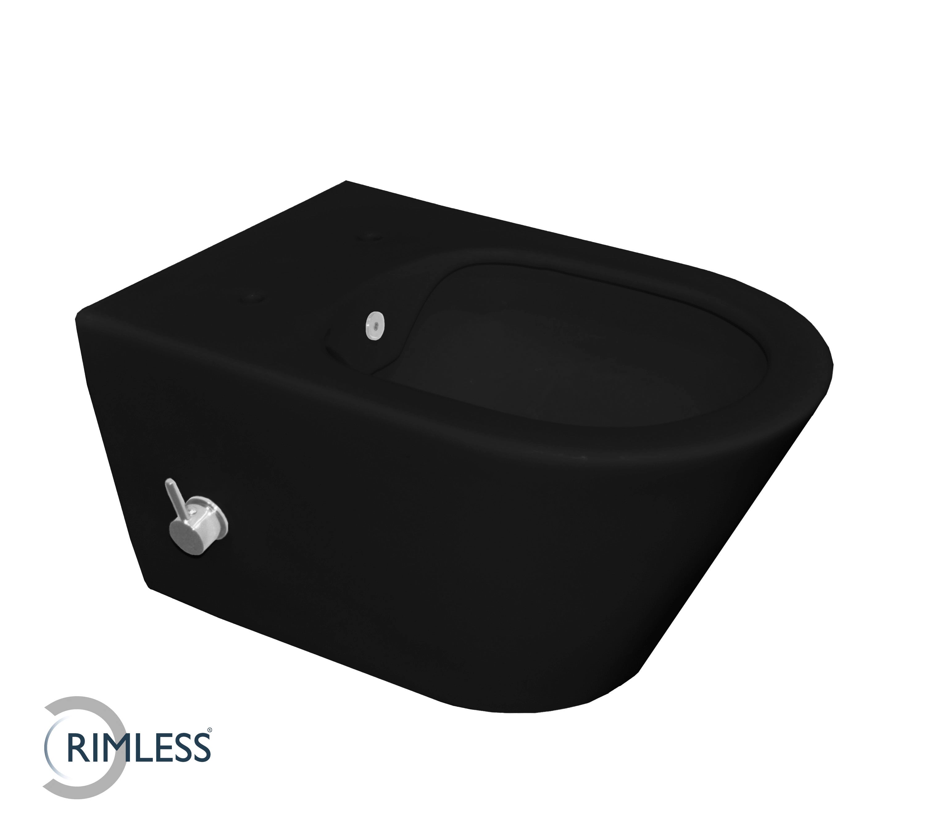 Wiesbaden Stereo Toilet Mat Zwart