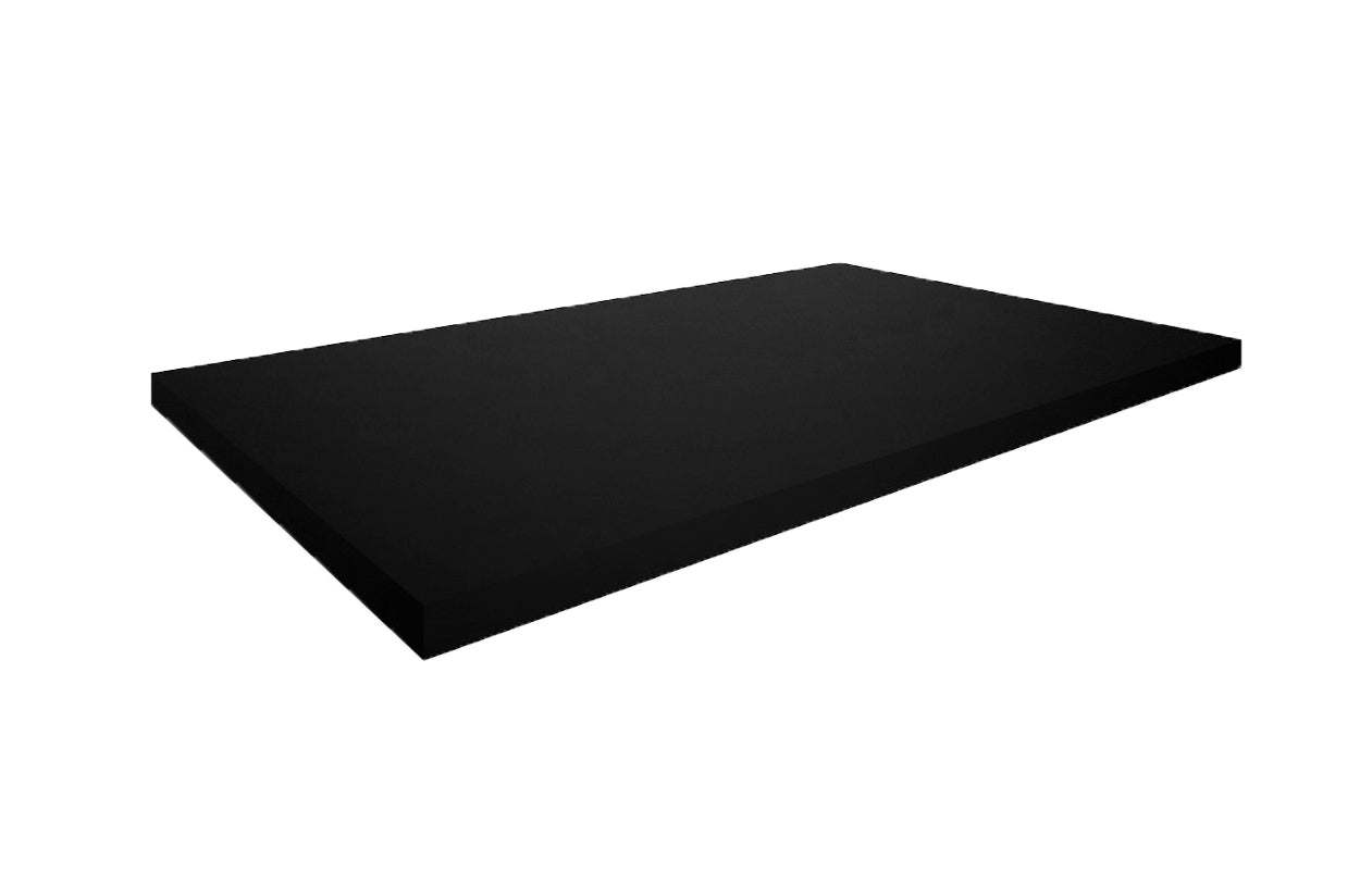 Marmaris Topblad 80x46x2,5 cm mat zwart – Wiesbaden – Mat Zwart – Wastafelblad | Dealplein